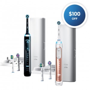 Geniální série Oral-B Genius 7500 Rechargeable Černé Růžové Zlaté | CZ_OB47914