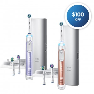 Geniální série Oral-B Genius 7500 Rechargeable Fialové Růžové Zlaté | CZ_OB70888
