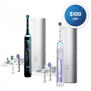 Geniální série Oral-B Genius 7500 Rechargeable Černé Fialové | CZ_OB86556