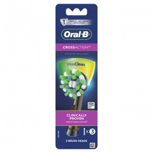 Ostatní Kartáčové hlavy Oral-B CrossAction Černé | CZ_OB80916
