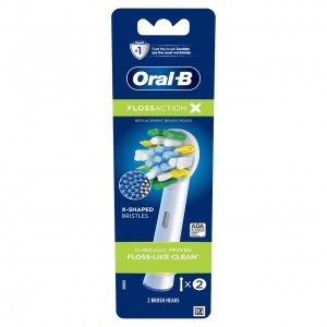 Ostatní Kartáčové hlavy Oral-B FlossAction X-Filament Bílé | CZ_OB42611