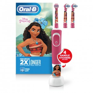 Svazky Oral-B Kids Princess Moana Červené | CZ_OB22699