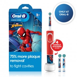 Svazky Oral-B Kids Spiderman Červené | CZ_OB97354